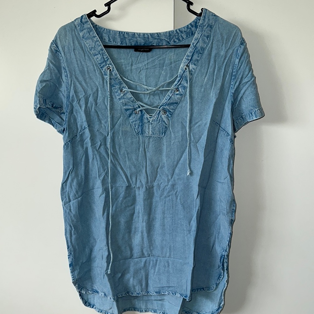 Denim top
